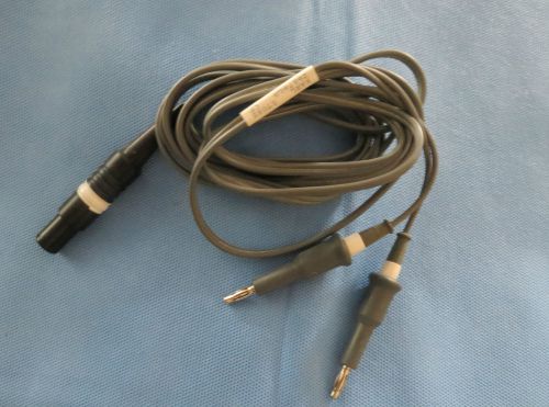 Storz 26176la bipolar high frequency cord with 2-4mm banana plugs f/valleylab for sale