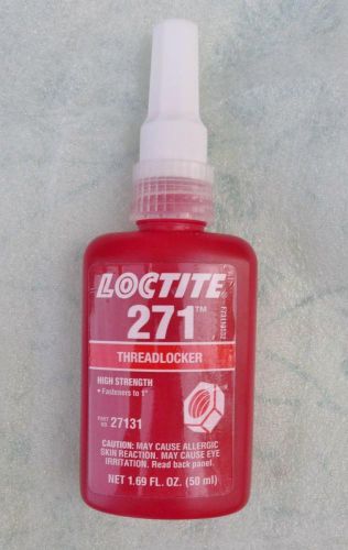 1.69 OZ 50ML NEW LOCTITE 271 27131 THREADLOCKER HIGH STRENGTH FASTENERS TO 1&#034;