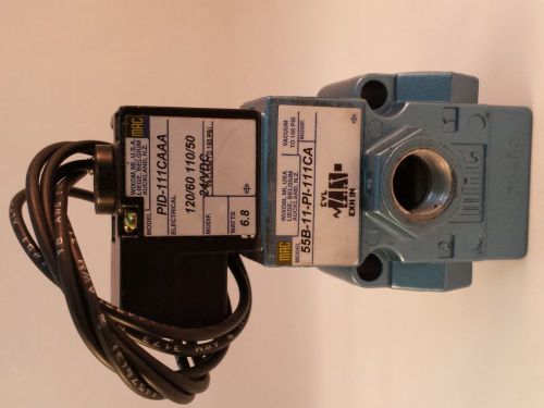 MAC 55B-11-PL-111CA+COIL 120V 150PSI .5IN. FNPT pneumatic SOLENOID  VALVE