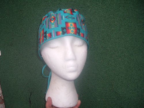 Scrub Cap made in Pendleton Design