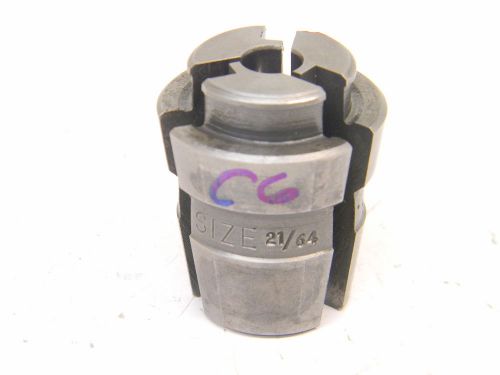 USED BALAS C6 STYLE SPRING COLLET 21/64&#034; C-6  .3281