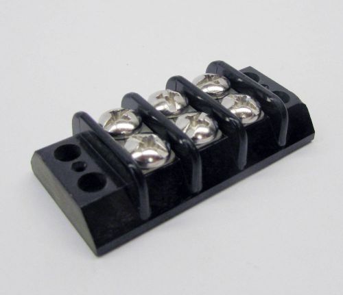 Marathon 670A-GP-03 2 Rows 3 Pos. 22AWG Barrier Terminal Block