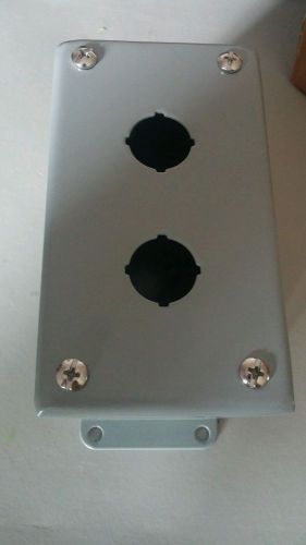 WIEGMANN PBGX2WW Enclosure,Pushbutton,2 Holes