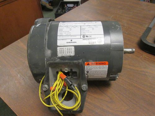 Emerson Motor U12S2ACR 0.5HP 1745RPM 208-230/460V 1.86-1.94/0.97A Used