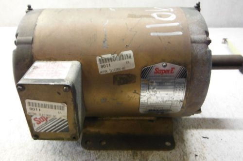 BALDOR SUPER E  EM3211T 3 HP MOTOR USED