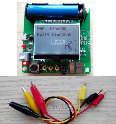 Gm328 transistor tester esr meter diode triode capacitance inductance scr mos for sale