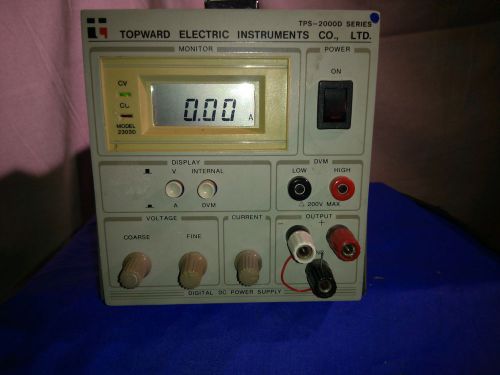 Topward tps-2000d digital dc power supply, model 2303d (mg-13) for sale