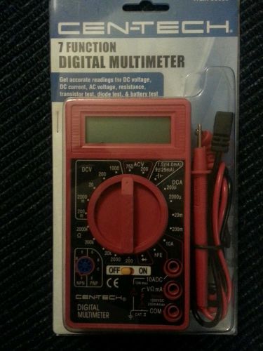 CENTECH - 7 function digital multimeter model# 69096  New and unused