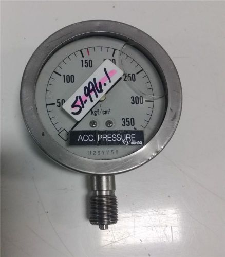 ACC.PRESSURE GAUGE 0-350 KGF/CM