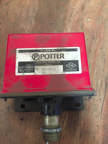 POTTER ELECTRIC CONTROL VALVE SWITCH PCVS-2 PCVS2