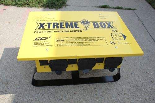 COLEMAN X-TREME BOX 3023226 POWER DISTRIBUTION CENTER 50A 8 RECEPTACLES 1 PLUG