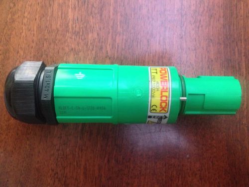 Itt cannon powerlock 400a line drain earth green connector for sale