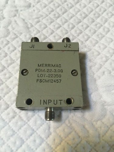 Merrimac PDM-22-3.0G Splitter Combiner SMA