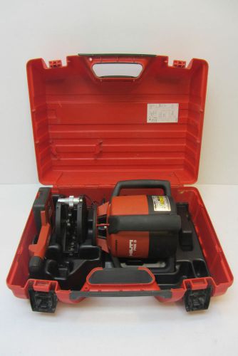 Hilti pre 3 rotating laser level w/ pra 31 laser receiver &amp; pra 78 tribrach for sale