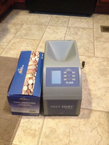 Royal Sovereign FS-4DA Fast Sort Automatic Digital Coin Sorter &amp; Coin Rolls