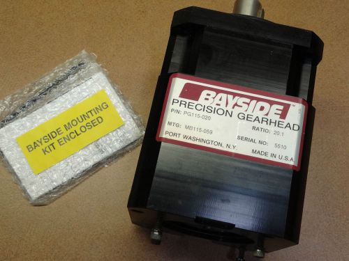 BAYSIDE PRECISION GEARHEAD P/N:PG115-020 RATIO:20:1