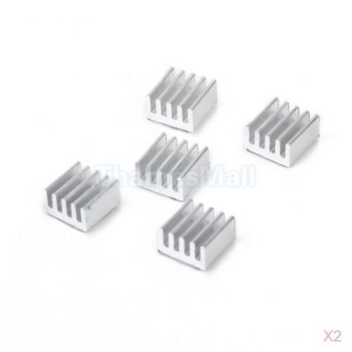 10pcs Pure Aluminum Heatsink for 3D Printer Stepper Motor Driver Raspberry PI