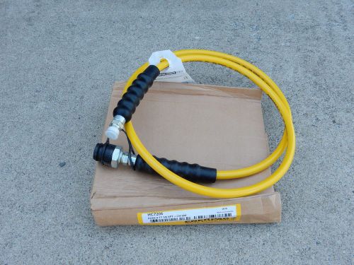 ENERPAC HC-7206 THERMO-PLASTIC HIGH PRESSURE HYDRAULIC HOSE 3/8&#034; NPT 6&#039; CH-604