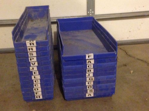 Akro-Mils Shelf Bins Model: 30-164 &amp; 30-174 Blue