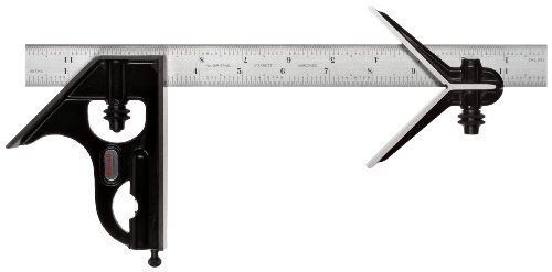 Starrett 33HC-12-16R Forged, Hardened Steel Square And Center Heads W/ Regular