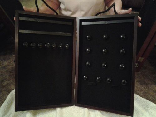 CUSTOM HANDMADE JEWELRY DISPLAY SHOWCASES TO GO TYPE PORTABLE DESIGN