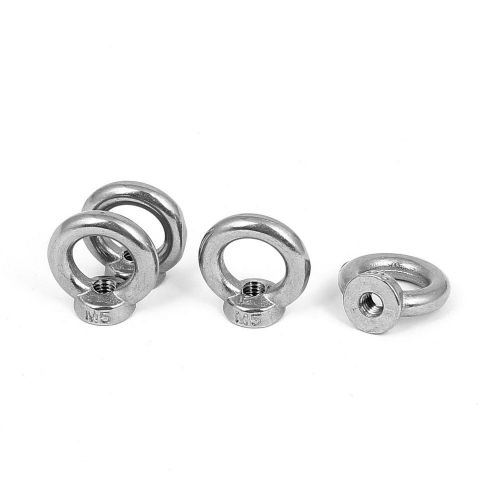 M5 female thread marine metal lifting eye nuts ring 4pcs for sale