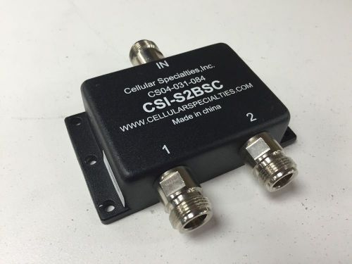 CSI-S2BSC DUAL BAND SPLITTER 2 WAY POWER DIVIDER