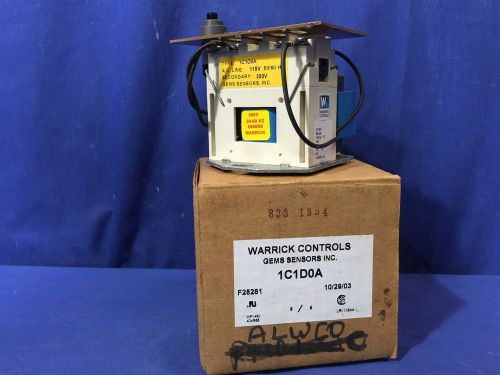 Warrick Controls Gem Sensors Inc. 1C1D0A Relay 115V 50/60Hz *NEW* boiler control