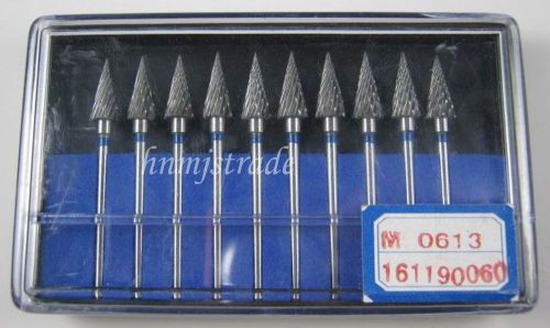 1 Box 10 Pcs Dentistry Steel Tungsten carbide burs Dental Equipment M6