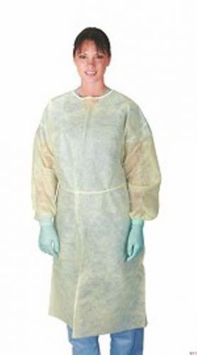 Isolation gown wht w/knit cuff xl, 50 ea/cs - centurion part #ag150x for sale