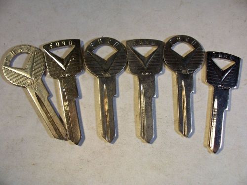 3 set  VINTAGE FORD MUSTANG     NOS  1967  KEY BLANK  UNCUT   LOCKSMITH