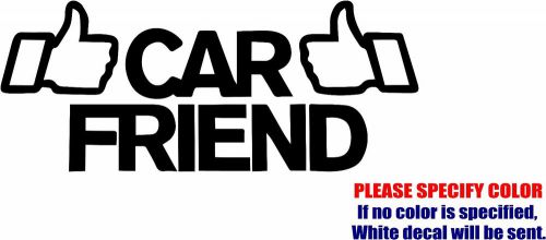 Car friend decal sticker jdm funny animal vinyl car window bumper laptop 12&#034; for sale