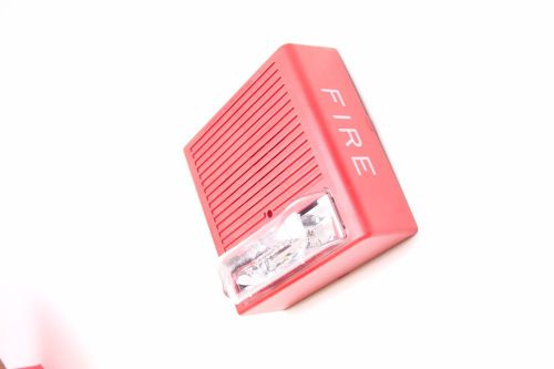 Wheelock as-24mcc-fr audible/strobe 24vdc ceiling red item 123161 15/30/75/95cd for sale