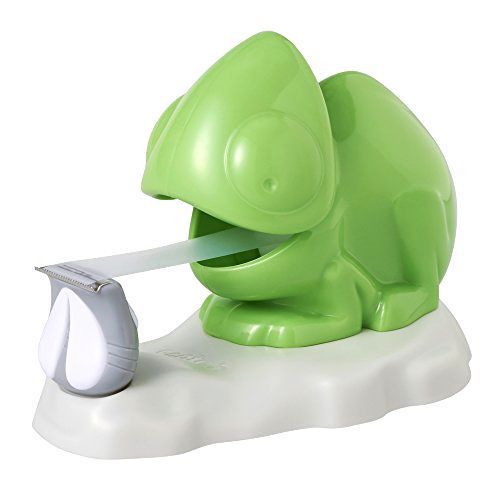 Scotch Tape Dispenser Chameleon Design Set Animal Classroom Office Stationery