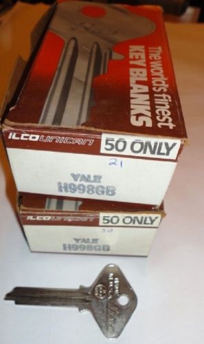 51 new ilco key blanks yale h998gb