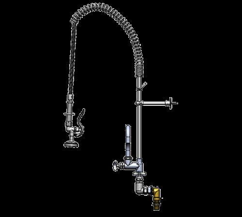 T&amp;S Brass B-0287-427-B Big-Flow Pre-Rinse Unit wall mount 8&#034; centers