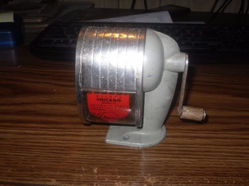 VINTAGE PENCIL SHARPENER APSCO CHICAGO MODEL 51 DELUXE