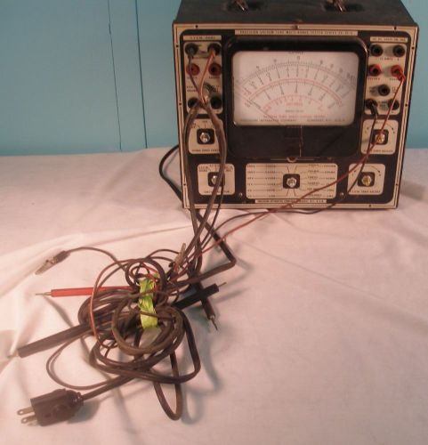 Vintage Precision Vacuum Tube Multi Range Tester, Series EV-10-S, 1940s