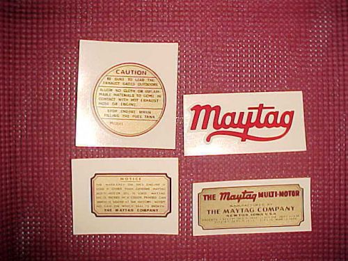 Maytag Decal Set Multi-Motor Gas Engine Twins  Singles