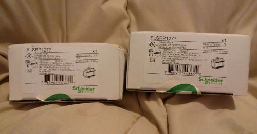 Lot of two schneider slspp1277 new in box power pack 120/277 15/20a factory seal for sale