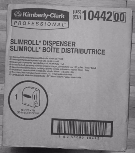 KIMBERLY-CLARK PROFESSIONAL SLIMROLL DISPENSER 10442, WHITE