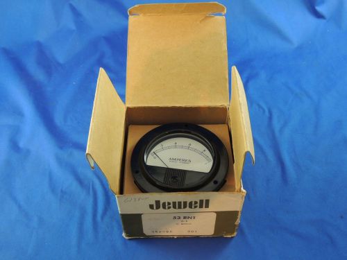 NEW Jewell Honeywell Panel Instrument Gauge Model 53 RNT 0-1 DC Amperes