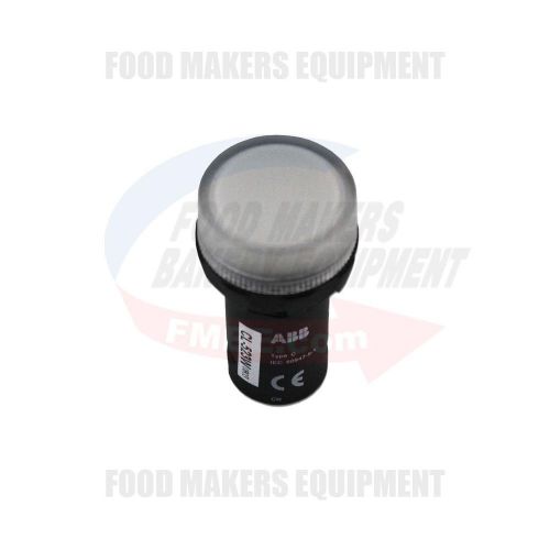 Erika 11/30 Divider Rounder Round White Pilot Lamp. S098