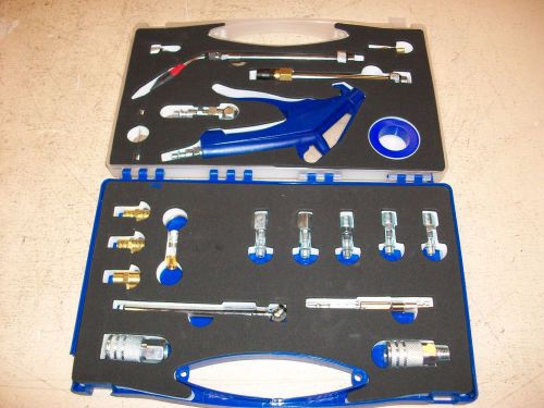 SPEEDAIRE 22YK45 Air Gun Kit, Pistol, Blue/Zinc