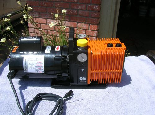 ALCATEL PASCAL 2005 DUAL STAGE ROTARY VANE VACUUM PUMP