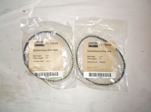 NEW LOT OF 2  1DHH9 Gearbelt, XL, 70 Teeth, Length 14.0 In (A57T)