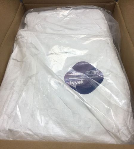 Dupont ty127swhxl0006g1 hooded tyvek(r), white, elastic, xl, pk 5 free ship *e2* for sale