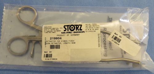 KARL STORZ 219804 RETRACTOR FOR 219899 FISCH DURA RETRACTOR, 18CM LONG