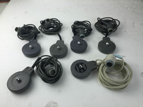 LOT OF 6 Corometrics 5700 Ultrasonic Transducers UNTESTED