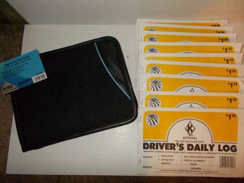 Lot of 10 -JJ Keller Driver&#039;s Daily Log Book Duplicate Copy w/Carbon PLUS COVER